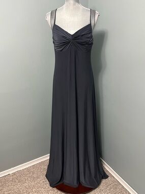 FRANK LYMAN Design maxi sleeveless formal dress with sequins women’s size 12